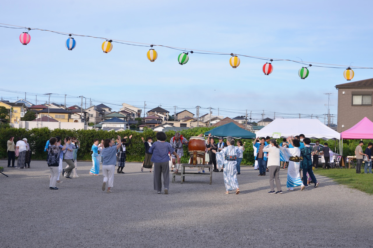 愛名やまゆり園 2025納涼祭 盆踊り1