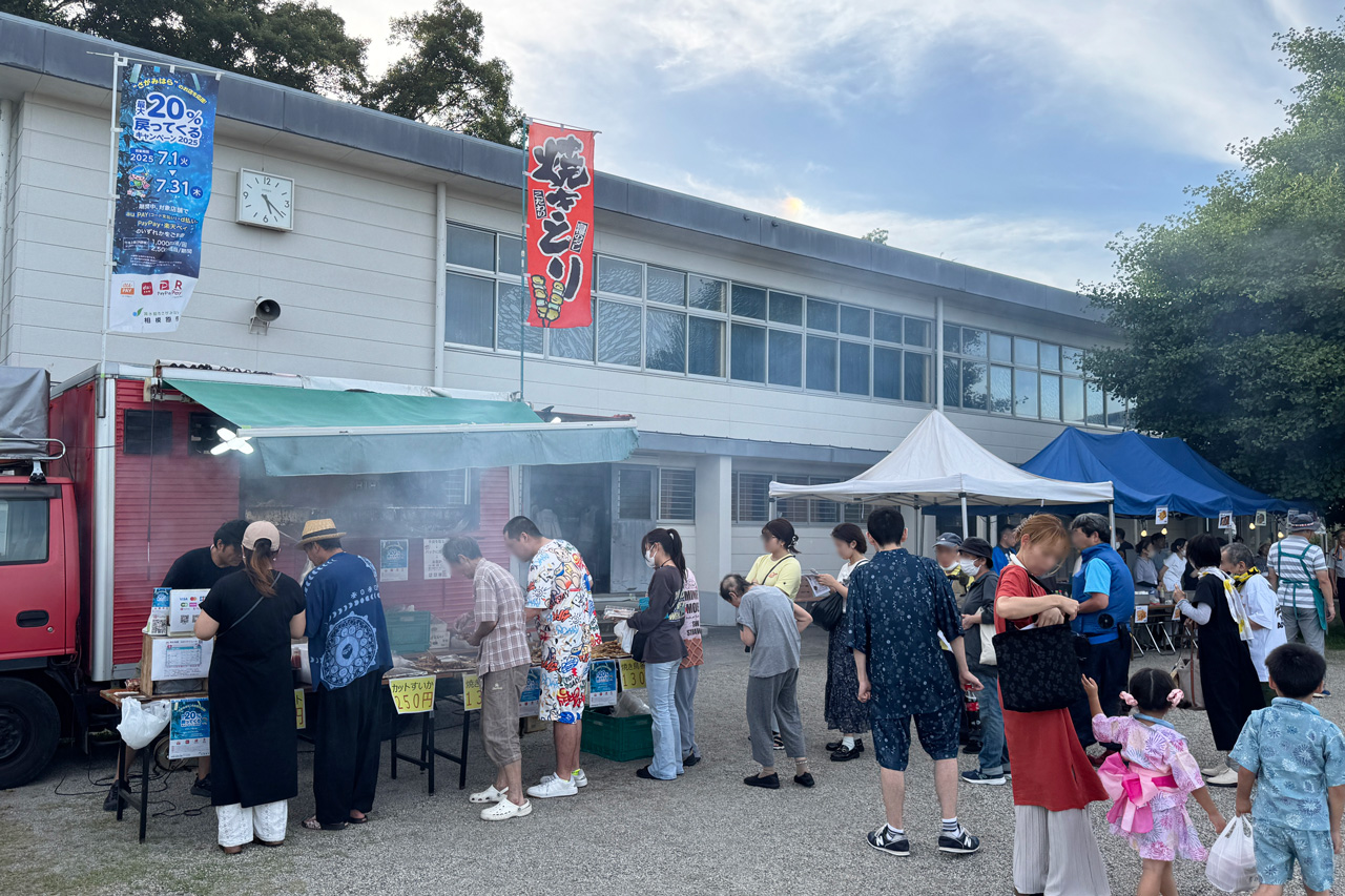 愛名やまゆり園 2025納涼祭 フード販売1