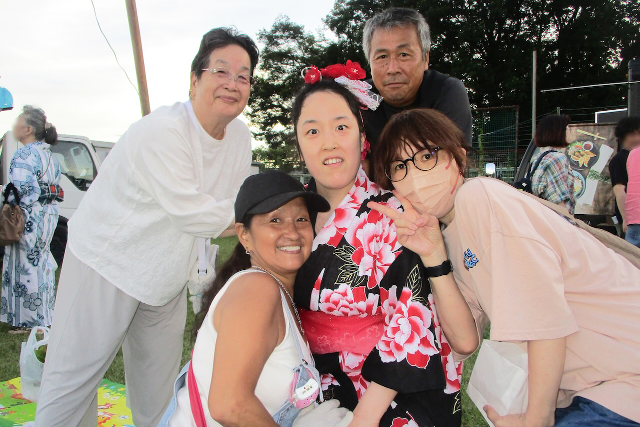 愛名やまゆり園 2025納涼祭 利用者さん2
